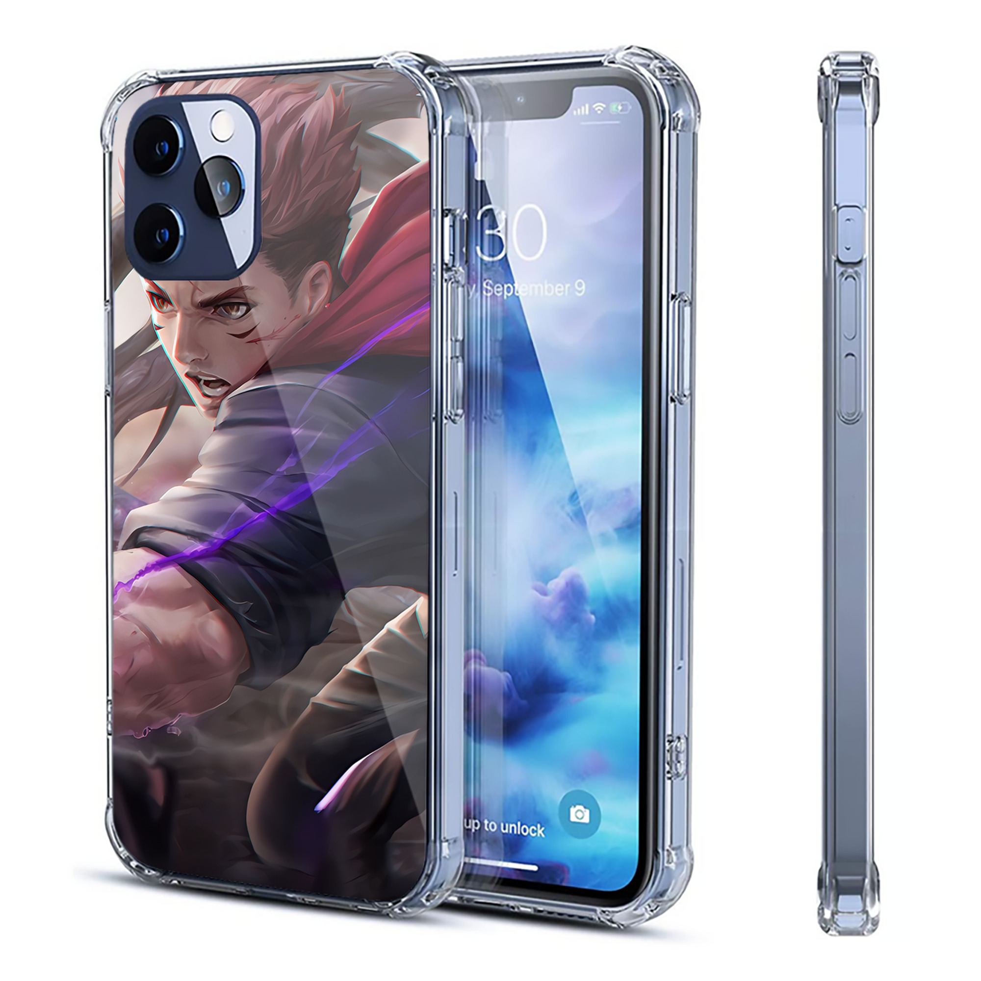 （画像用） SPY×FAMILY间谍家家酒 【iPhone 12シリーズ対応】透明スマホケース（クリアソフトケース）